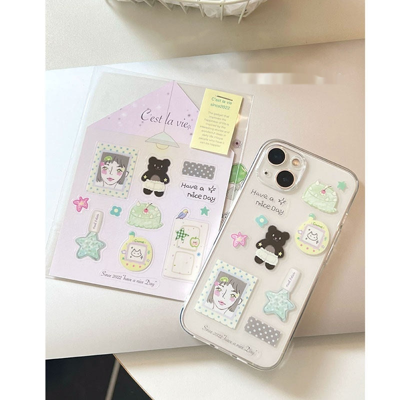 Cute DIY Planner Phone Case And Computer Stickers