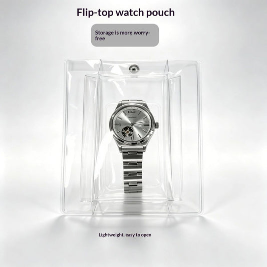 Jewelry Storage Watch Pouch Transparent PVC Packaging