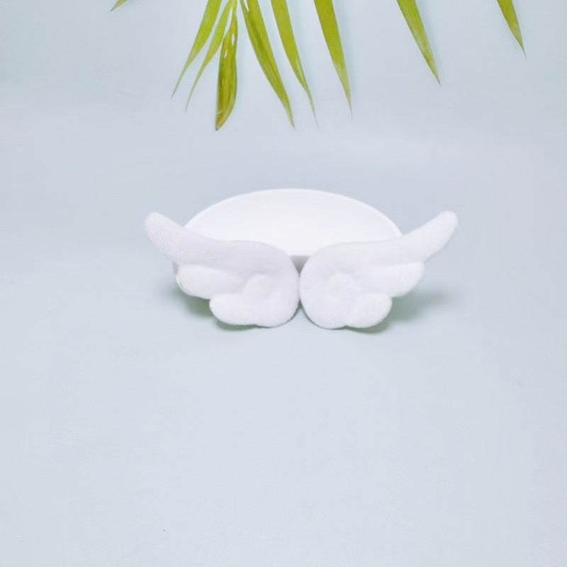 Cute Double-sided Plush Angel Wings DIY Accessories Hair Clips Barrettes Cake Toppers Toy Decoration Materials