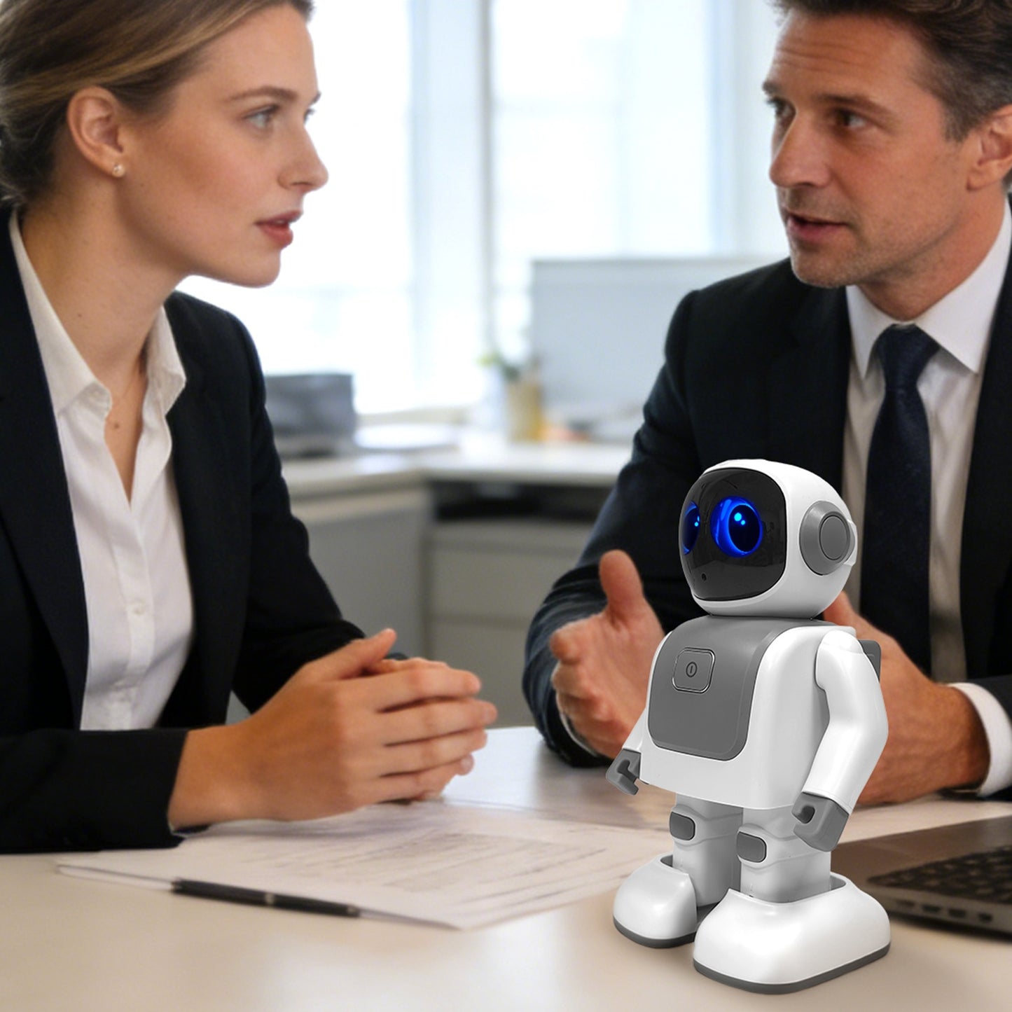 AI Dancing Robot Toy Smart Interactive Learning & Entertainment Robot For Kids With Bluetooth Music Programmable Moves Voice Assistant