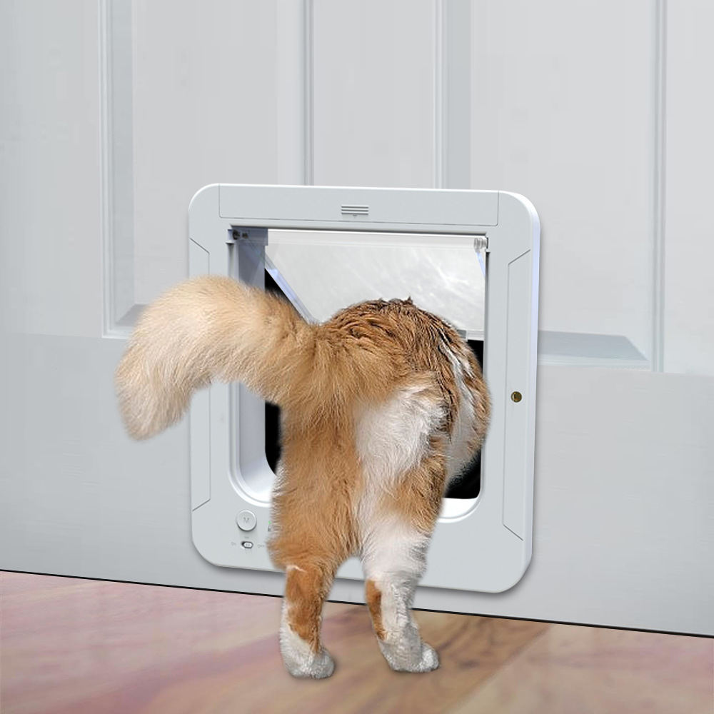 Pet Door, Cat And Dog Automatic Sensing Door, Can Control The Direction Of Entry And Exit