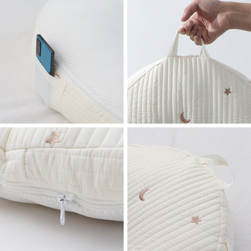 Sloped Breastfeeding Pillow Pure Cotton Removable And Washable Japanese And Korean Style