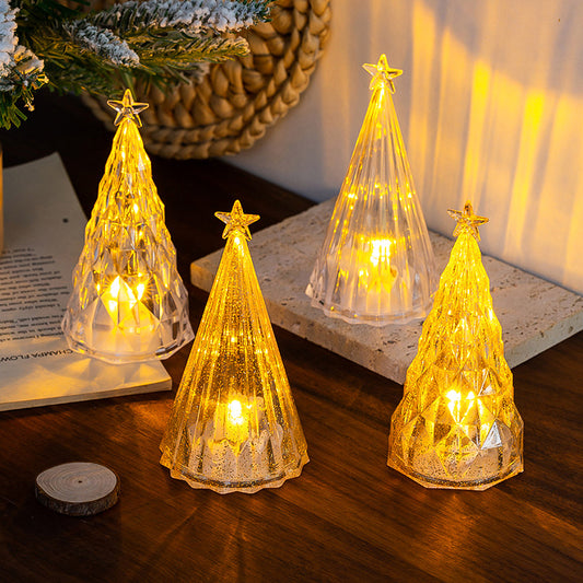 Christmas Decorations Desktop Ornaments Luminous Christmas Tree Night Lights Children's Creative Gifts Christmas Decorations Props