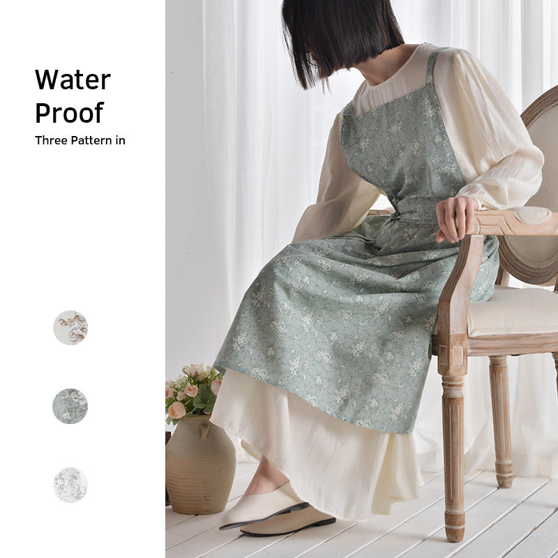 Artistic Apron Kitchen Waistcoat And Bib Apron Work Uniform