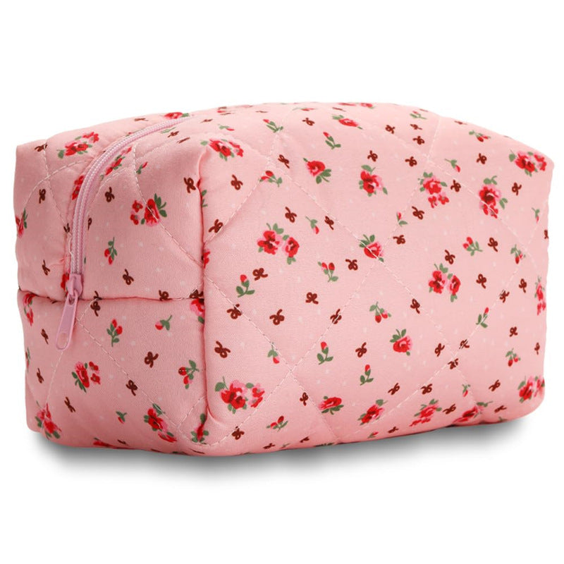 Large Capacity Travel Multifunctional Floral Makeup Bag