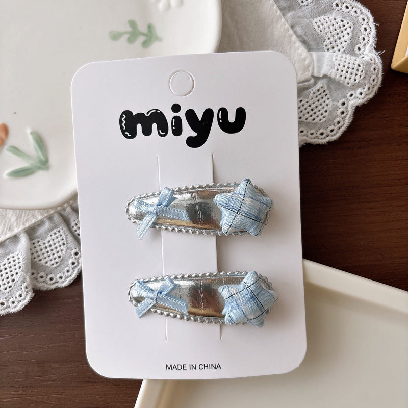 Versatile Childrens Hair Clip Made Of Leather