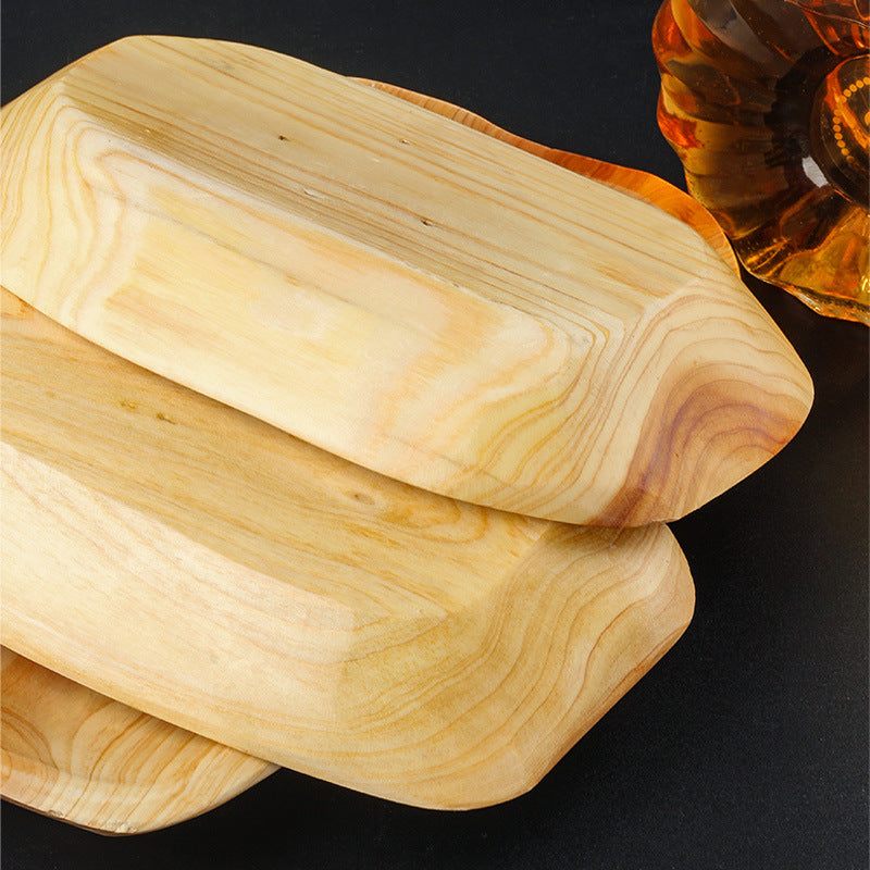 Wood-carved Tray For Pipe Accessories
