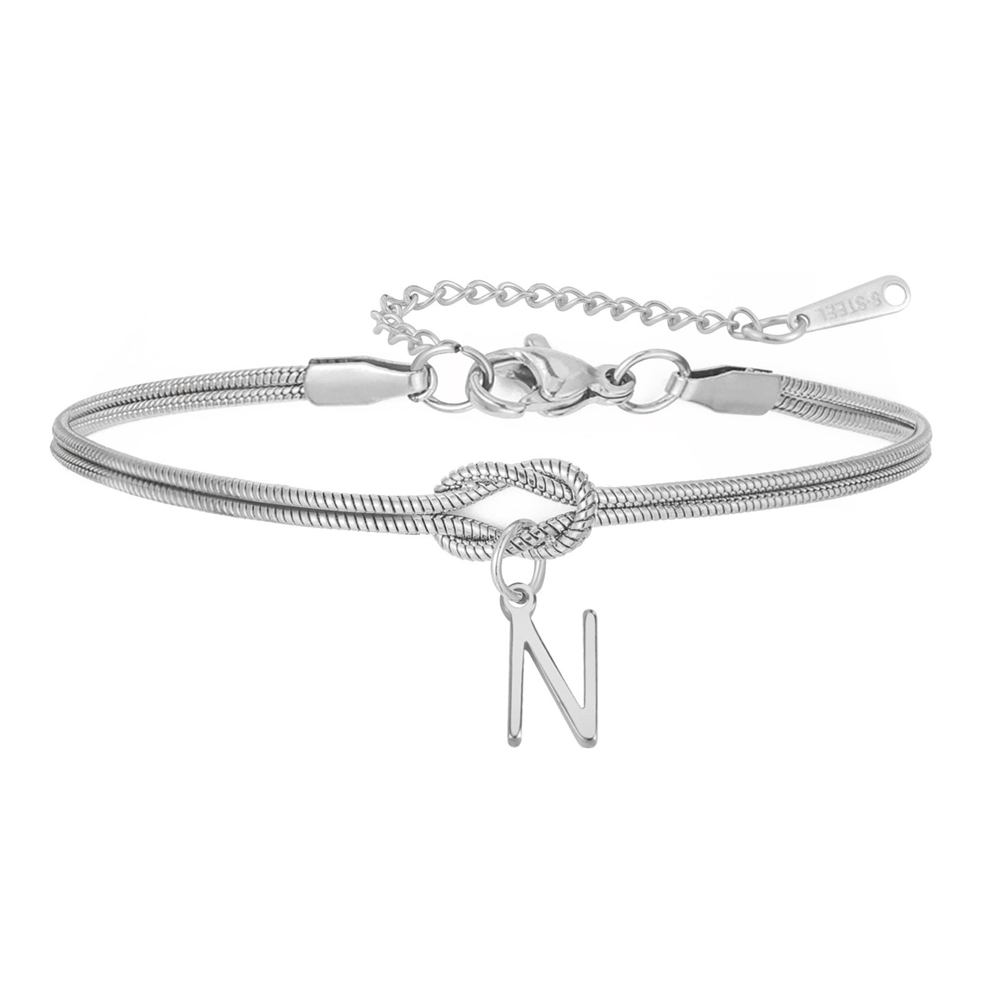 New Best-selling Wholesale 26-letter Handmade Knot Bracelets