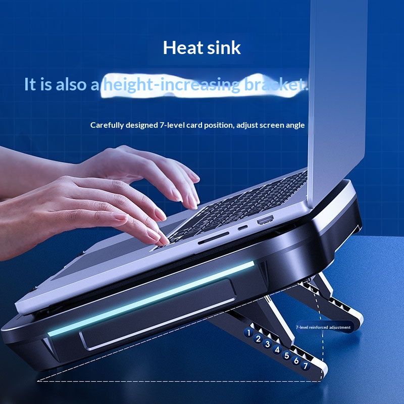 Large Turbocharged Wind-Style Fan Cooling Base Cooler
