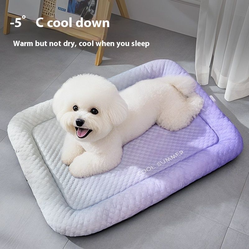 Summer New Pet Ice Mat Gradient Color Series