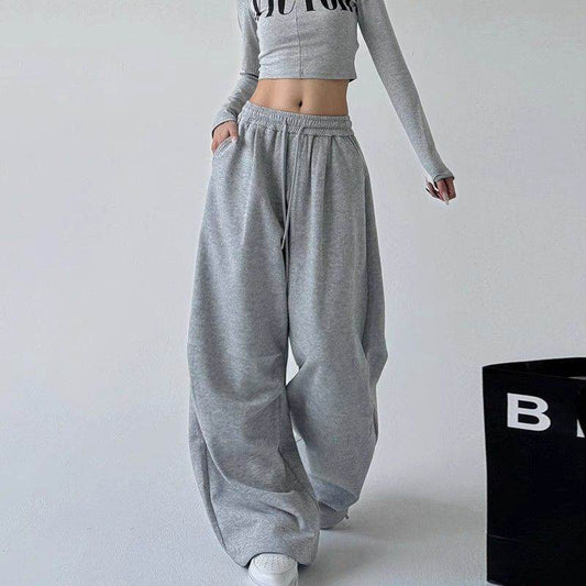 Workwear Wide-leg Pants Japanese And Korean Casual Style