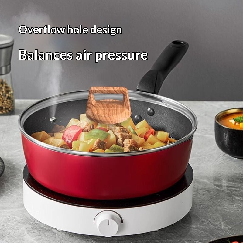 Food-grade Handle Household Stir-fry Lid