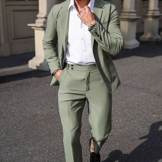 Autumn Fashion Button Suit Two-piece Suit