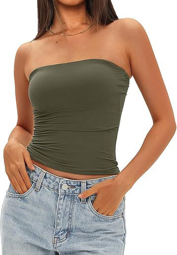 Non-slip Tube Top Beauty Back Exercise Underwear Women