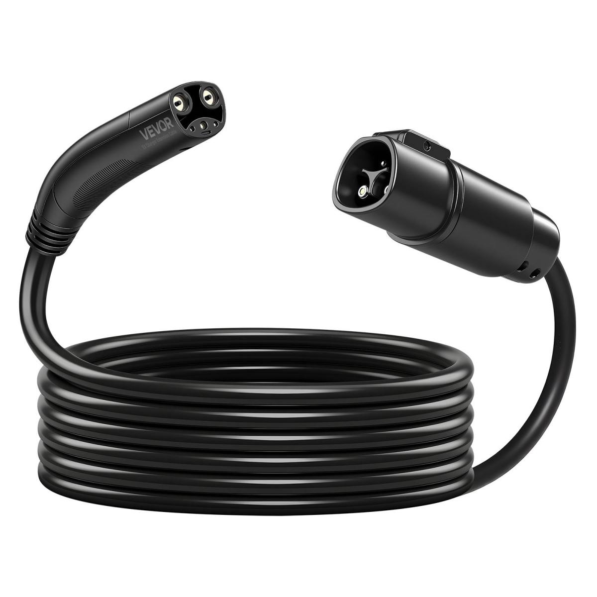 EV Charger Extension Cable For Tesla, 48Amp 21 Ft Max 240V 11.52 KW With NACS Plug, EV Extension Cord For Level 1/2 Tesla Mobile/Wall Connector/Destination Charger, Model Y/X/3/S, Carrying Bag