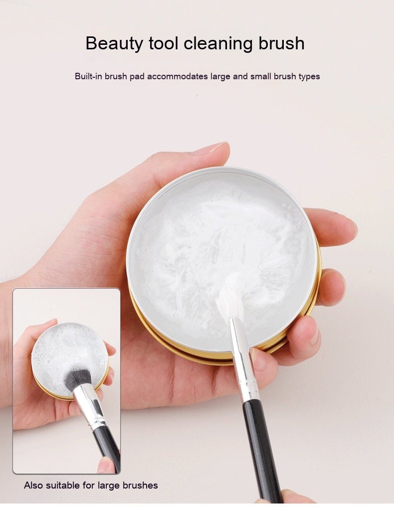 Peach Soap Pad Powder Puff Makeup Brush Cleaning Appliance Beauty Tools