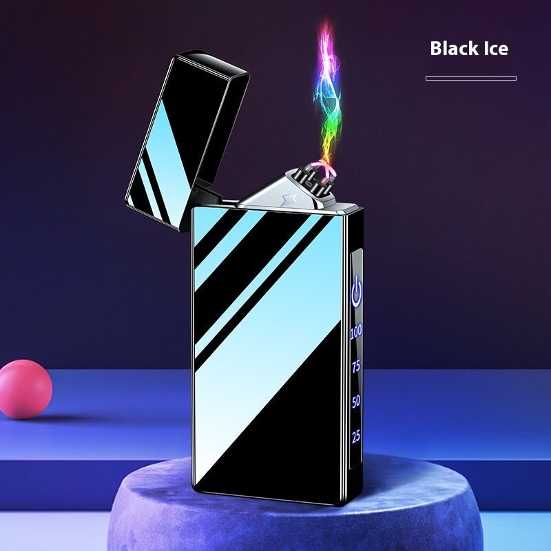 Double-layer Windproof Charging Intelligent Power Display Lighter