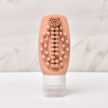 Silicone Travel Sub-bottle Multifunctional Massage Bottle Portable Bottle