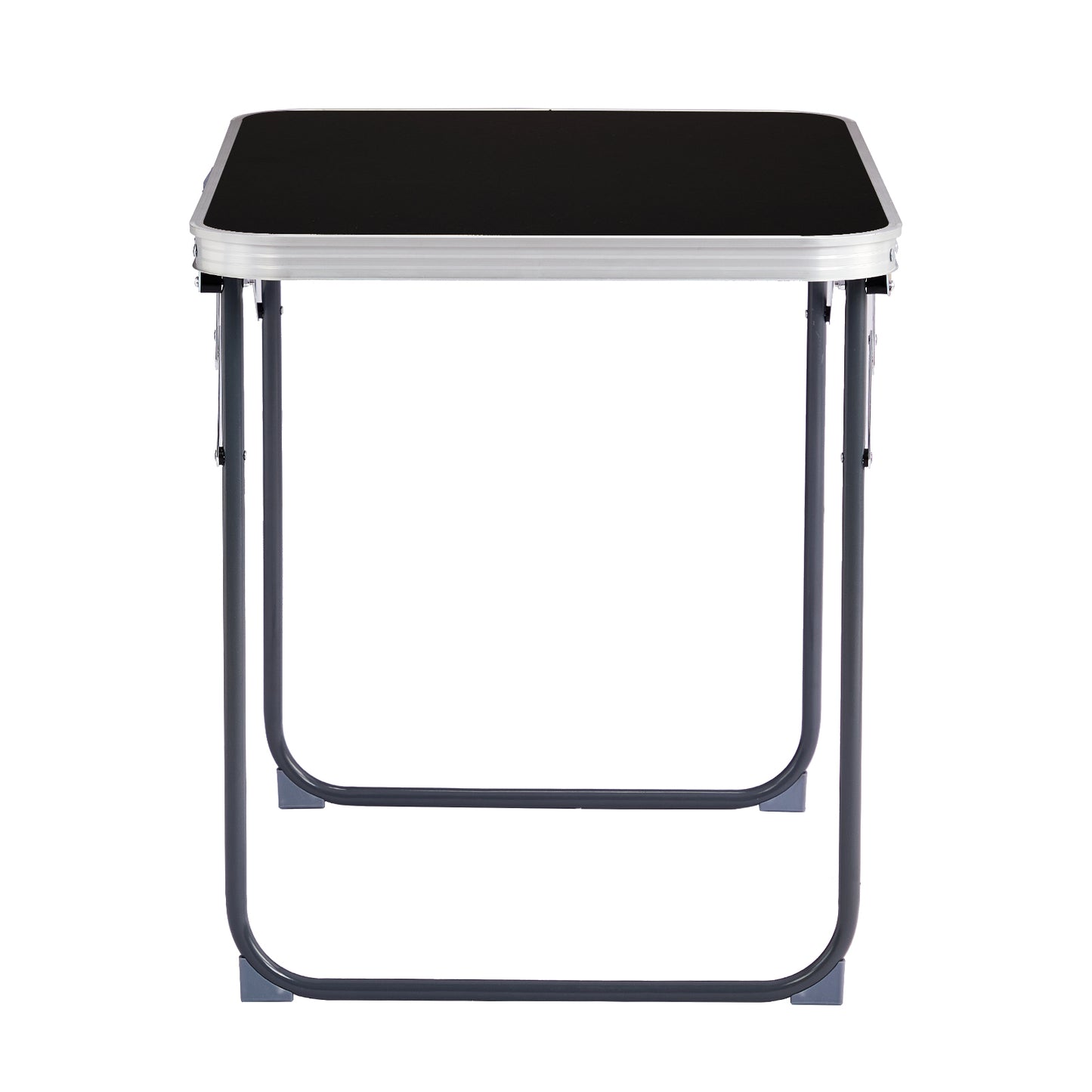 2.3ft  Portable Aluminum Folding Camping Table, Indoor Outdoor Lightweight Foldable Picnic Desk, 70-50cm Heavy Duty Small Fold Up Table