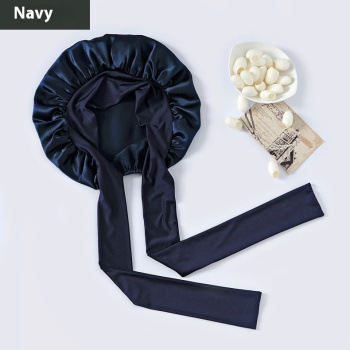 Simple Hair Care Wide-brimmed Lace-up Hat