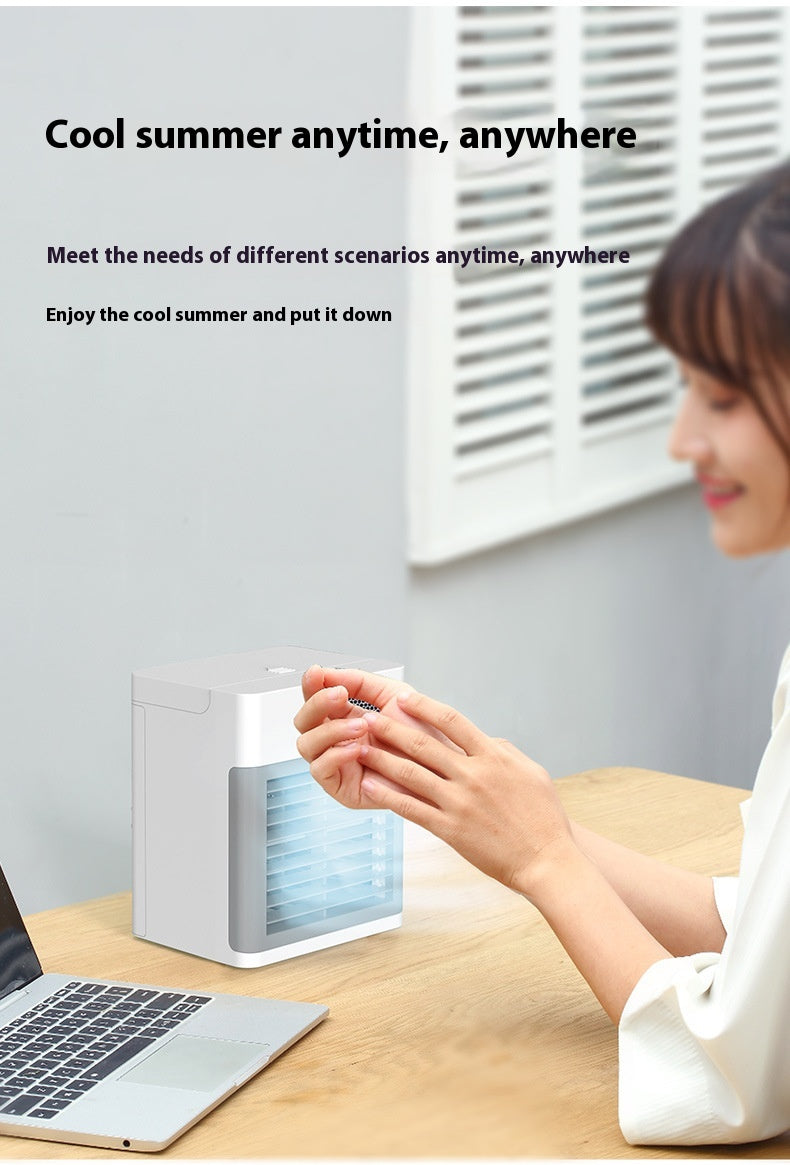 Humidifier Desktop Mini Air Cooler USB Water Cooling Fan