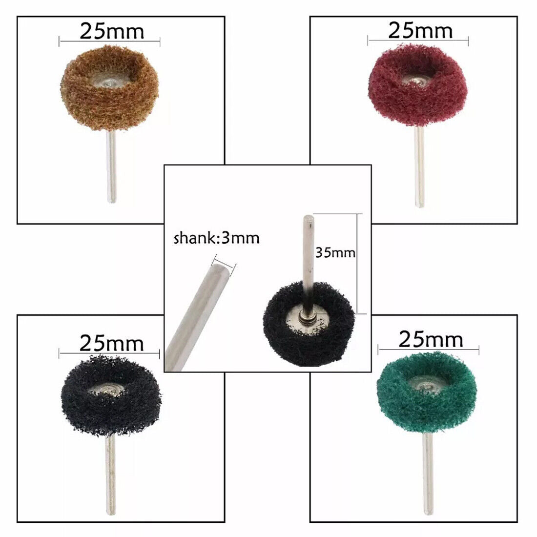 80X Wheel Buffing Polishing Set For Dremel Rotary Tool Bits Accessories Kits Set