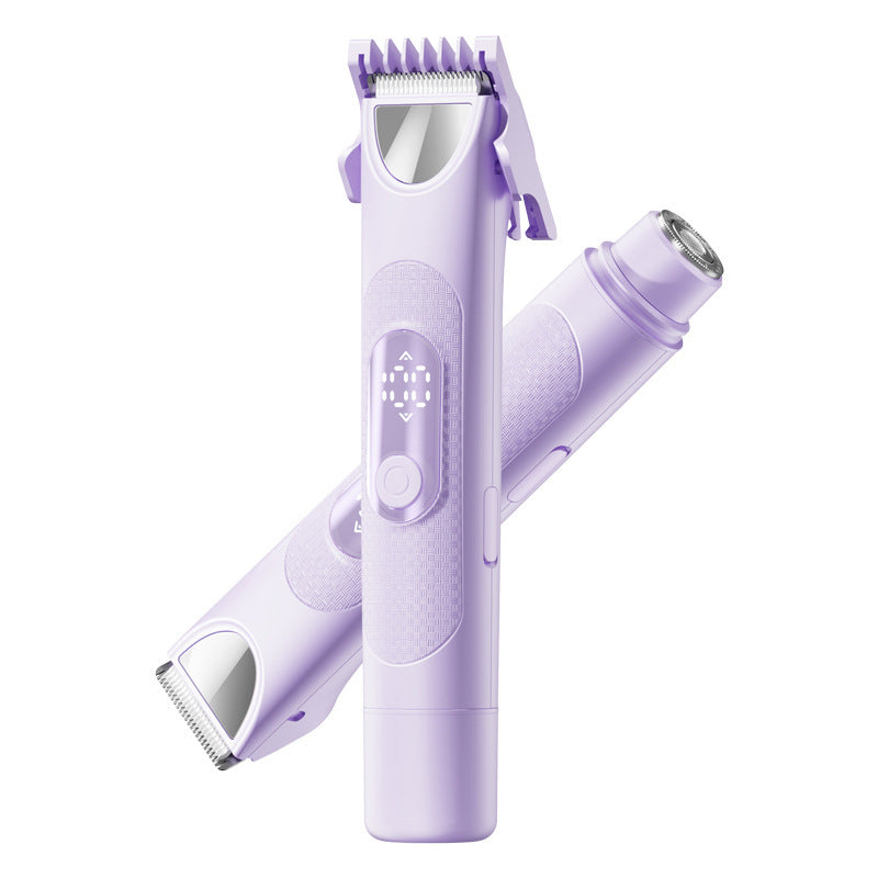 2-in-1 Womens Hair Trimming And Depilation Device