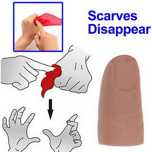 Pvc Scarf Disappear With Pvc Finger Wrap Magic Toys