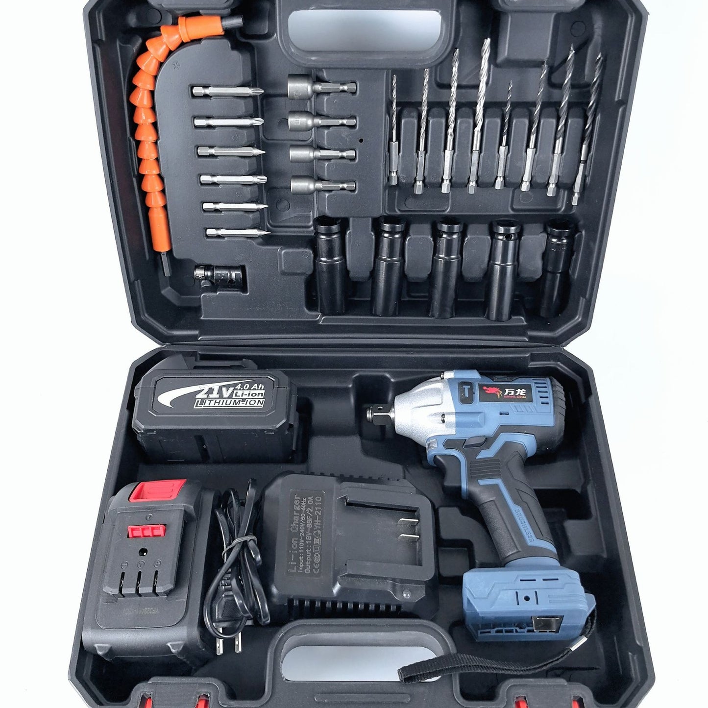 Brushless High Torque Electric Impact Wrench Charging Lithium Battery