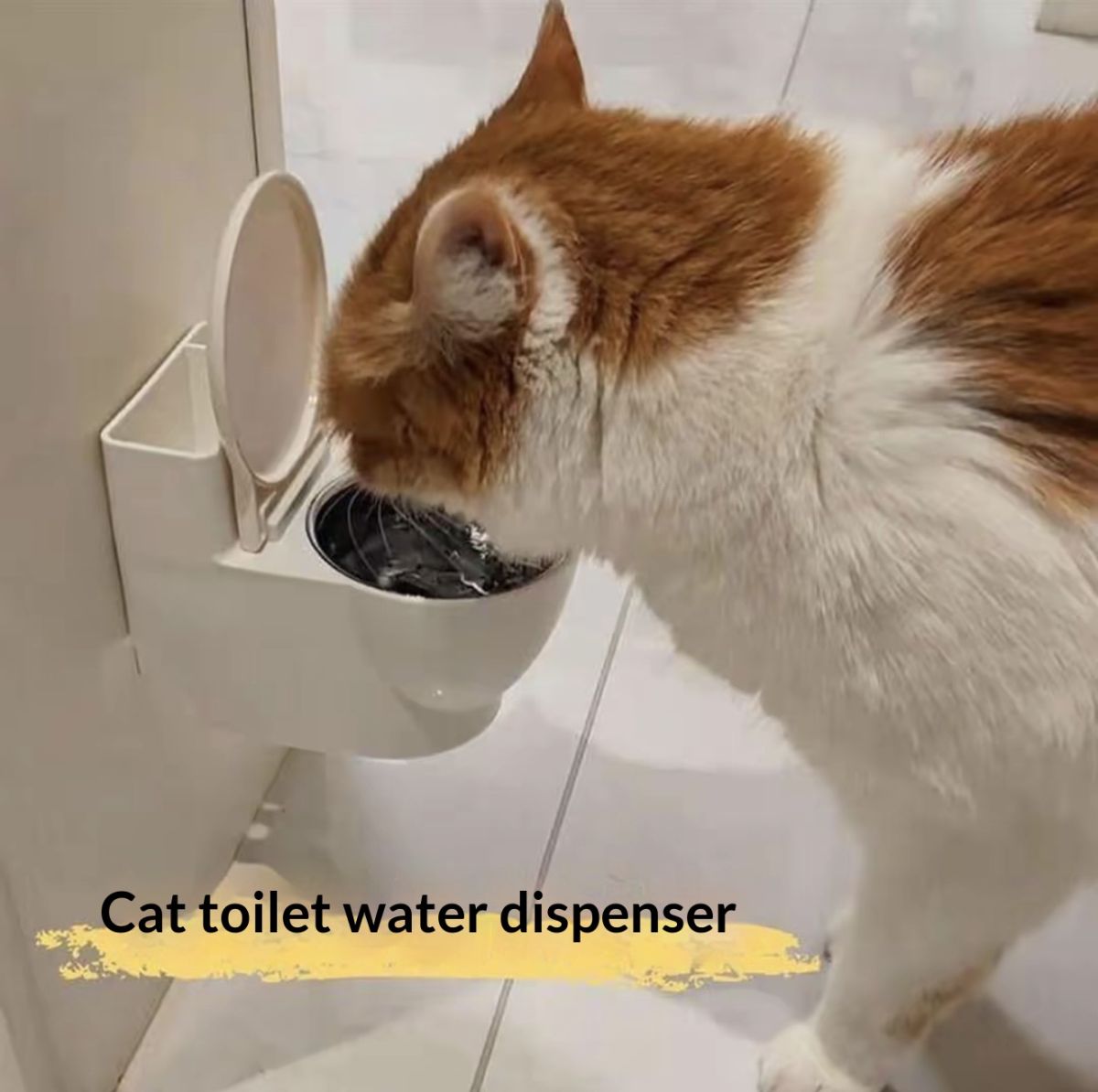 Pet Creative Toilet Water Dispenser