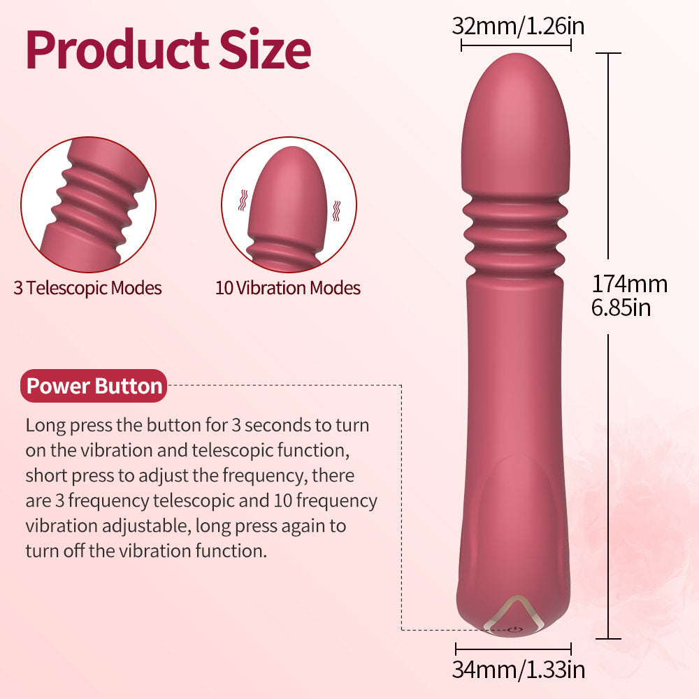 Clitoris G-spot Vibrator- Clitoral Stimulator With 10 Vibration Settings Adult- Female Sex- Toys Dildo