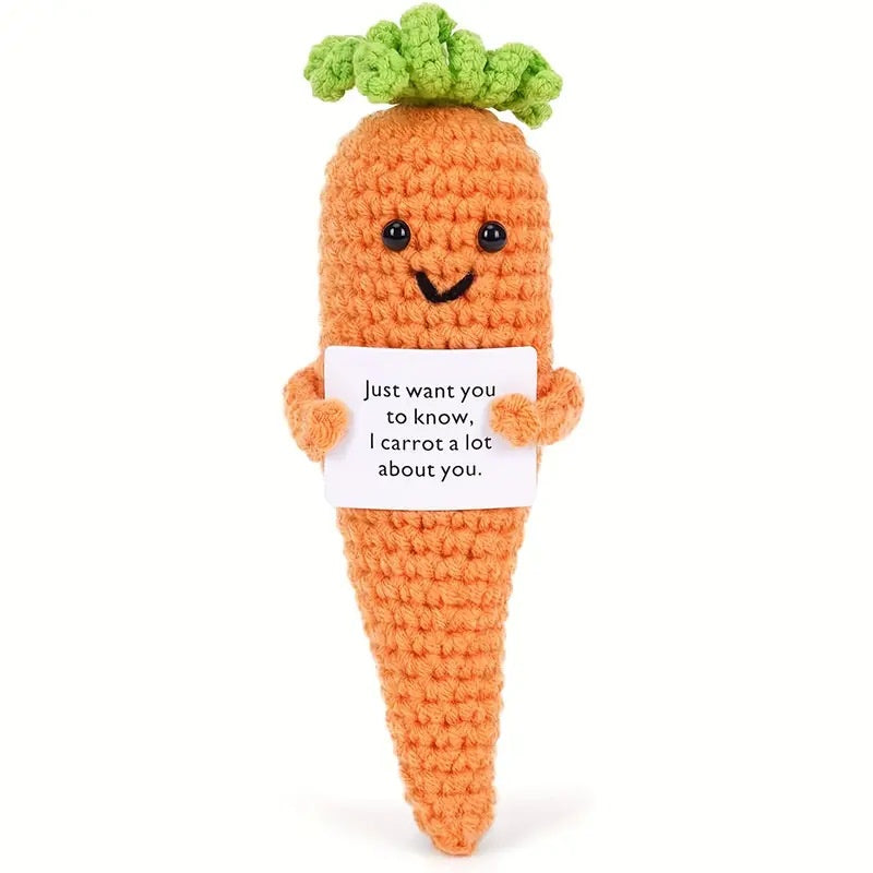 Cute, Positive-energy Emotional Cucumber Kimchi Dollhand-knitted, Creative Gift