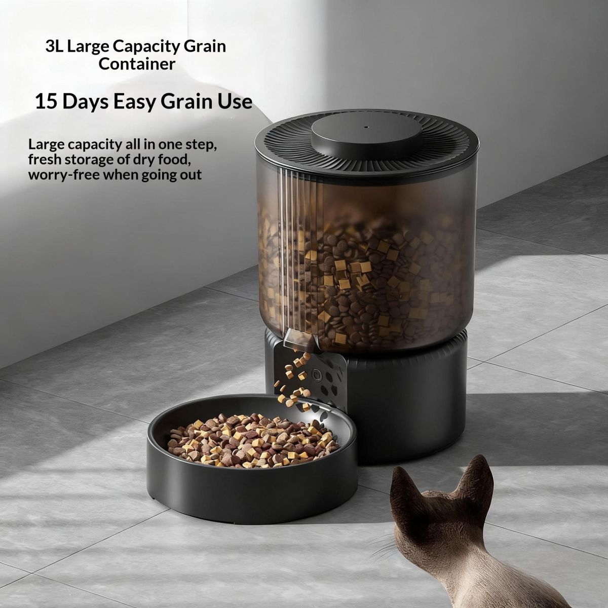 Pet Smart Feeder 3L Large Capacity