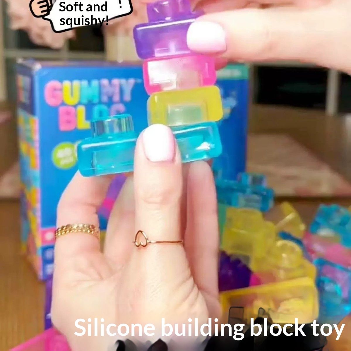 Jelly Block Stress-relief Building Toys For Children