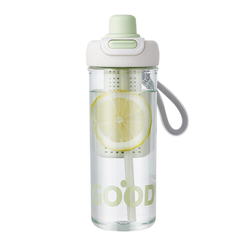 Portable Summer Flower Tea And Fruit Tea Plastic Cup