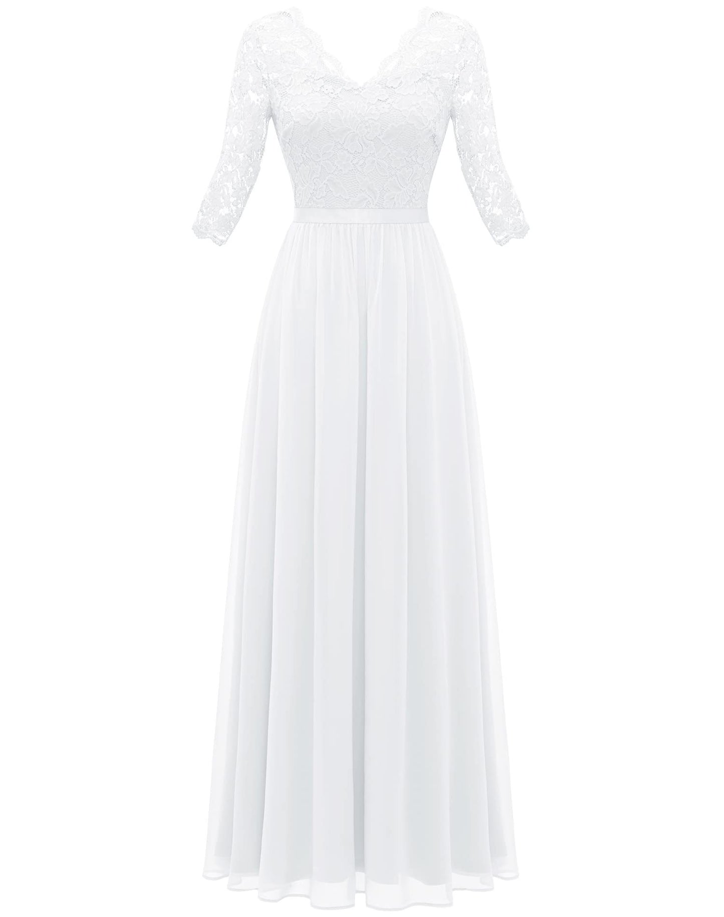 Best Seller Dress Lace Long Patchwork Waist-tight Noble Dress