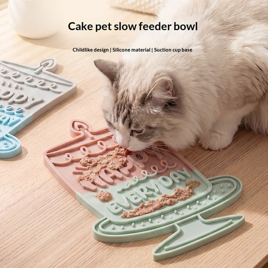 Pet Licking Mat Silicone Pad Cat And Dog Feeding Dish