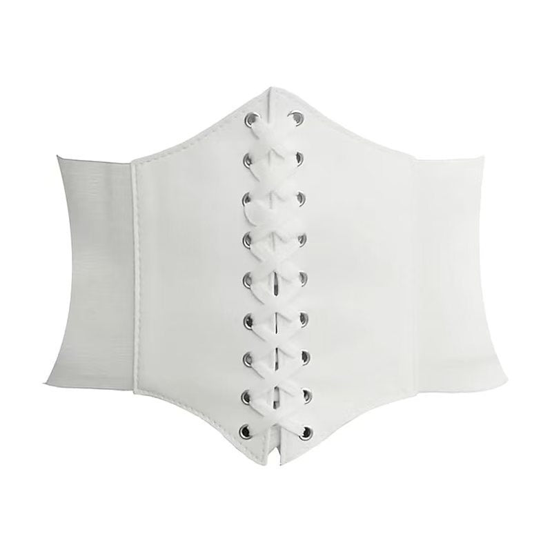 Waist-shaping Womens Ultra-wide Fashionable Korean-style Court Style
