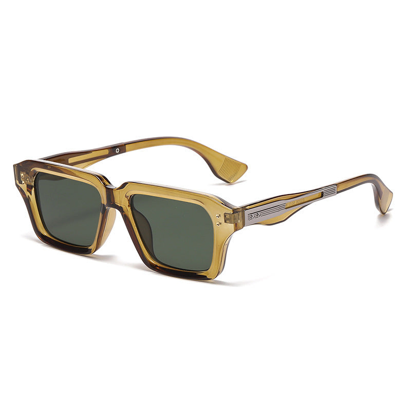 5206 Best-Selling Square Frame Sunglasses Square Metal Sun Glasses