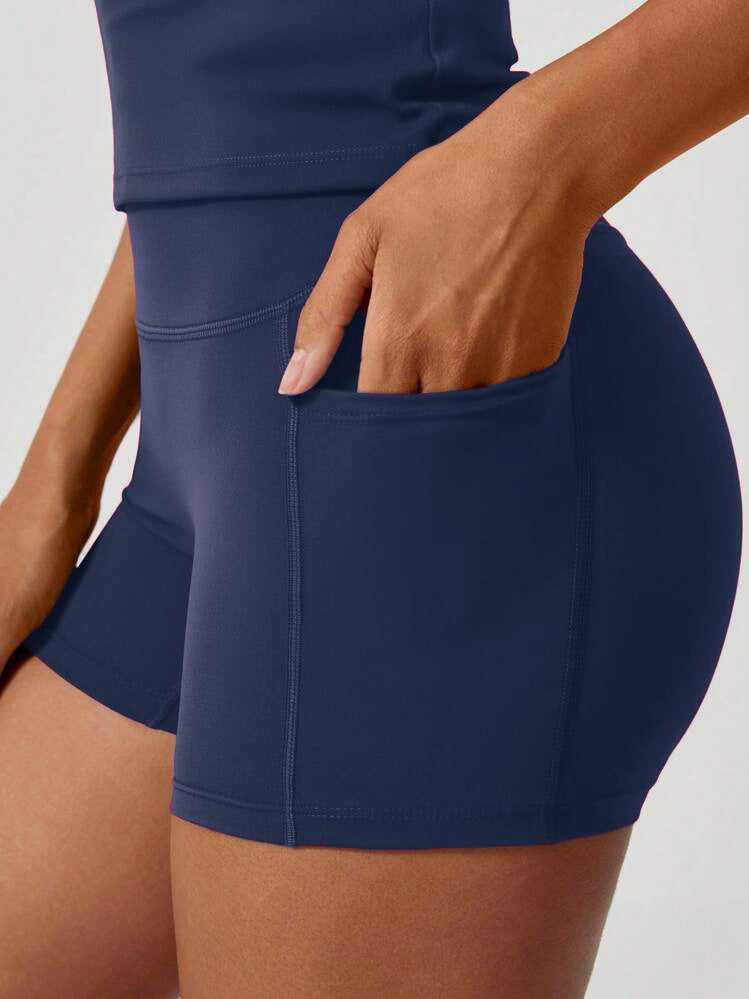 Womens Tight-Fit High-Elastic Yoga Set Outdoor Running Fitness Two-Piece Separates