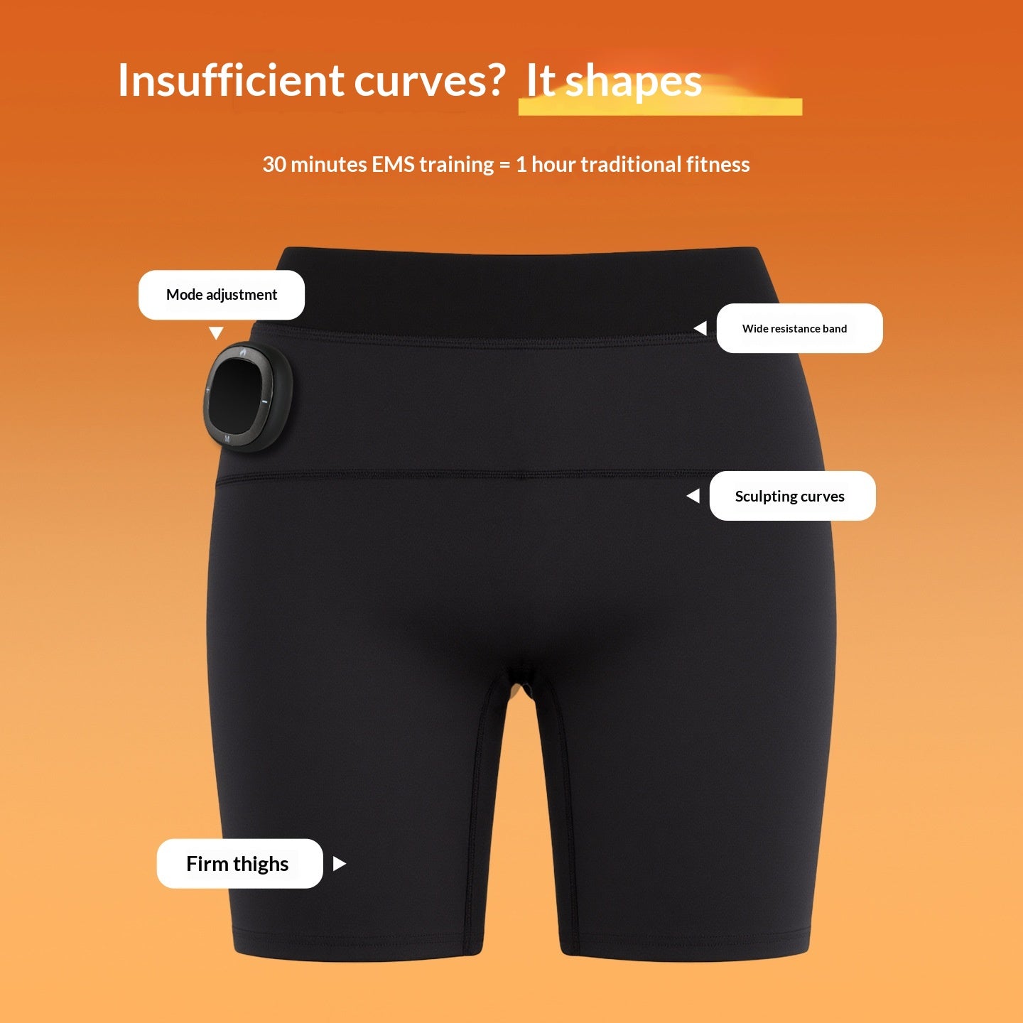 Microcurrent Massage Butt-Lifting Pants With Pulse Shaping For A Firm, Curvy Bottom And Slimmer Legs