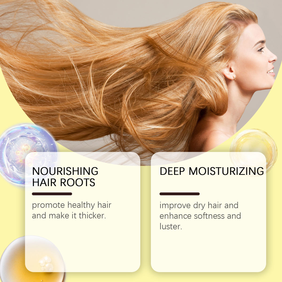 Soft Nourishing Hair Moisturizing Improving Dry Care Spray