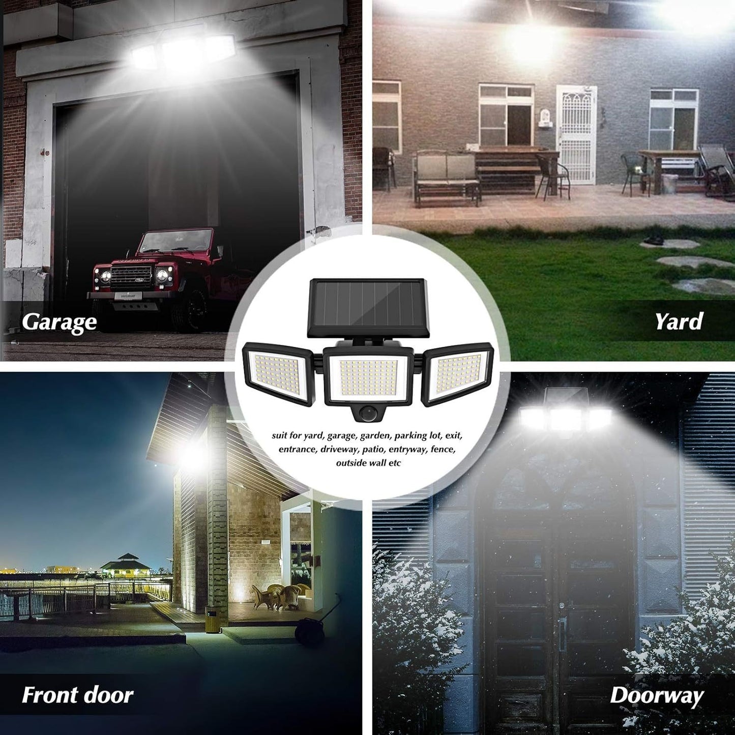 Multi-functional Split Solar-Powered Smart Light With Human Body Induction And Light Control