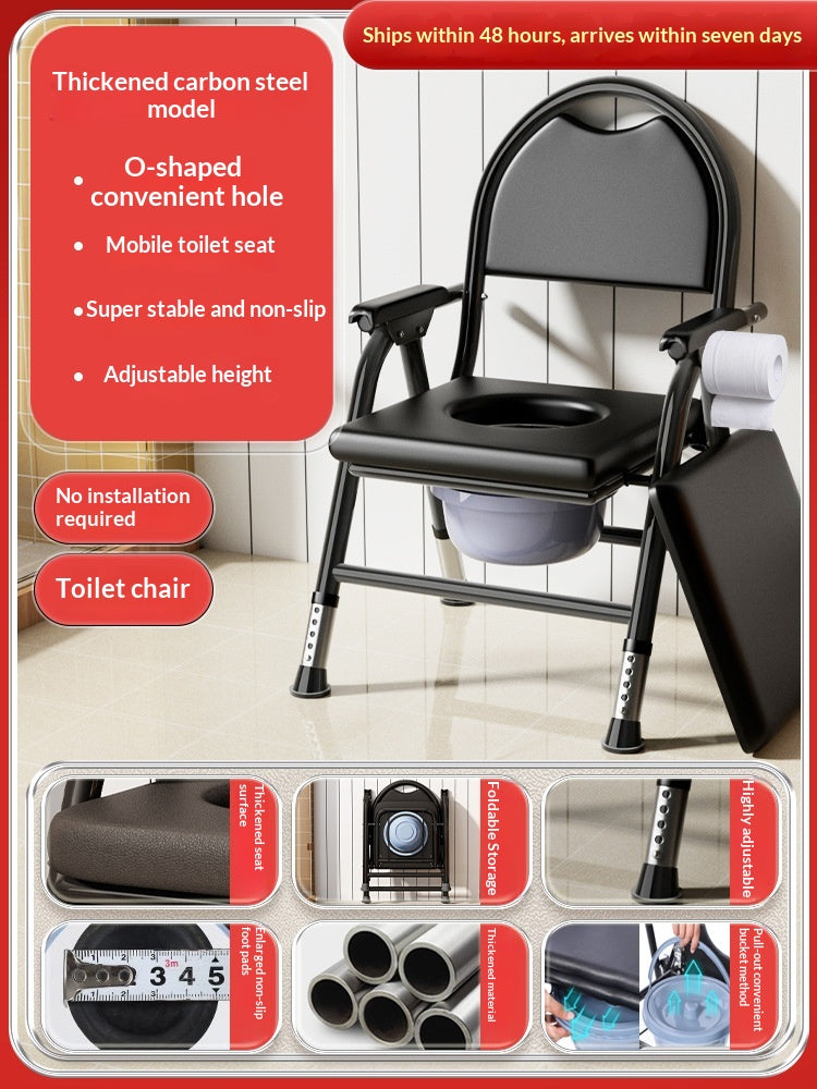 Household Stable Health-Care Foldable Toilet Seat