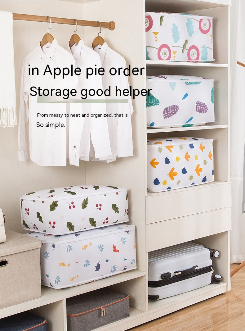Home Clothes Organizer Dust-proof Seasonal Quilt Buggy Bag