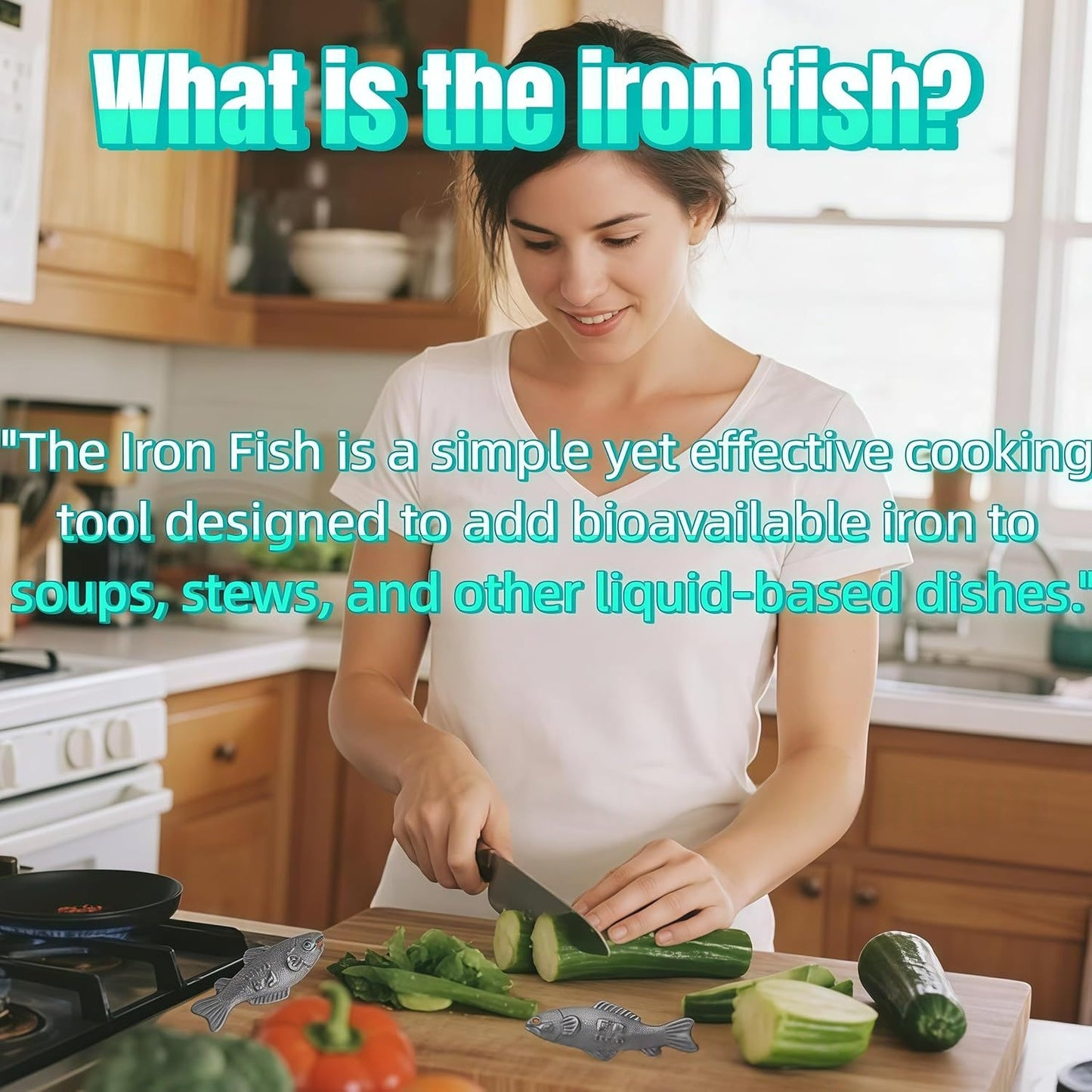 Wrought Iron And Cast Iron Fish-shaped Accessories