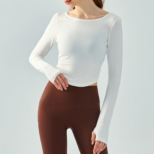 Yoga Clothes Long Sleeve Loose Sports Top
