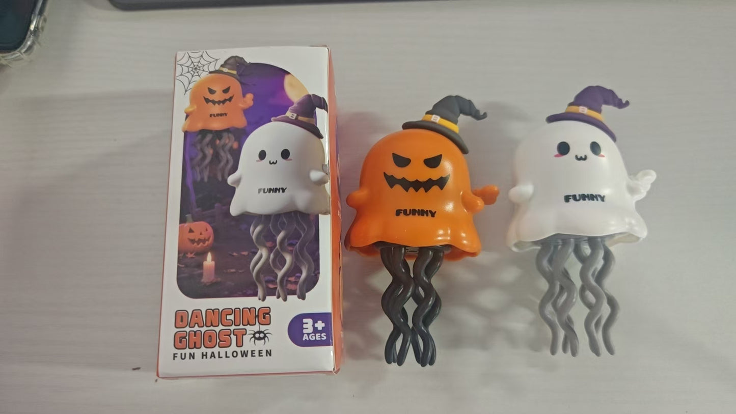 Christmas Halloween Wind-Up Toy, Magical Mini Dancing Ghost, Twisting Sliding  Doll, Stress Relief Small Toy, Kids Festival Gift