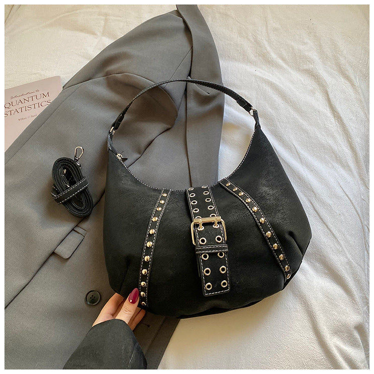 Office Worker Commute Fashion Shoulder Under-Arm Crossbody Dumpling Bag