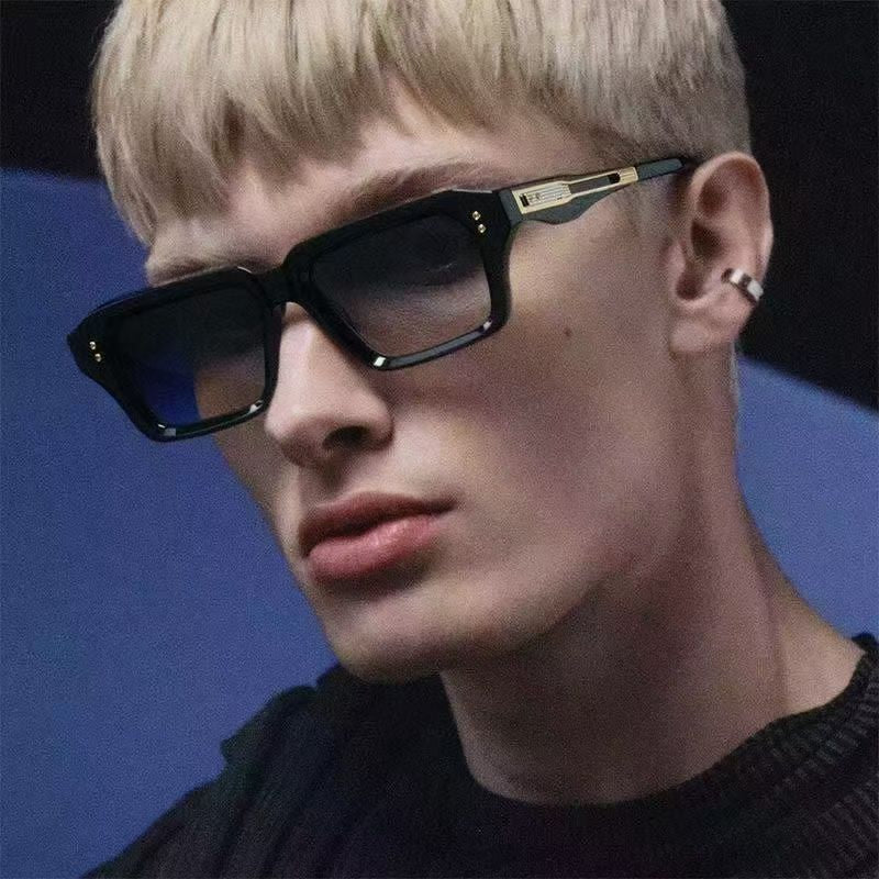 5206 Best-Selling Square Frame Sunglasses Square Metal Sun Glasses